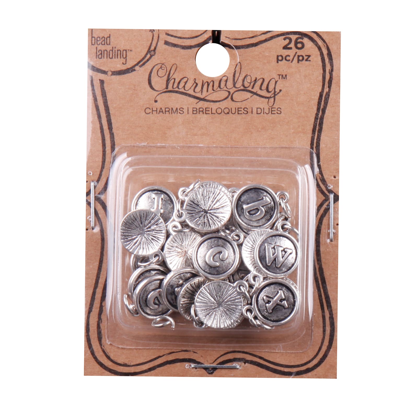 Charmalong Round Alphabet Charms 