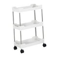 thumbnail image 3 of Carro de almacenamiento con ruedas, carrito utilitario rodante, carrito organizador de baño extraíble, carrito de almacenamiento de cocina para cuarto 3 capas ensanchadas, 3 of 8