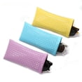 thumbnail image 3 of Bolsa de gafas de sol de moda, de cuero PU, con boca elástica, portátil, de alta gama, resistente al agua, bolsa de almacenamiento para gafas, 3 of 6