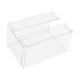 thumbnail image 3 of Servilletero transparente rectangular de acrílico transparente, dispensador de servilletas L Borrar, 3 of 9