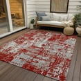 thumbnail image 6 of Addison Rugs Chantille Indoor/Outdoor Transitional Abstract Red Washable Rectangle Rug, 3' x 5', 6 of 6