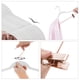 thumbnail image 5 of SONGMICS Paquete de 24 Perchas de Terciopelo para Pantalones Perchas de 16,7 Pulgadas de Largo con Clips Móviles de Color Oro Rosa Resistentes Antideslizantes Ahorro de Espacio para Pantalones Faldas, 5 of 7