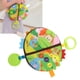 thumbnail image 5 of Libro de baño para bebé, lavable, no destiñe, tela segura, sonido de crujido, libro impermeable para bebé para juegos de educación temprana, bosque, 5 of 9