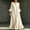 Beige, variant on Ygbgbb Women's V‑Neck Ruffled Seven‑Flare‑Sleeve Maxi Dress, Loose Silhouette with Side Pockets Flowy Dress for Beach Vacation and Summer Getaways Pink M