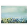thumbnail image 1 of Flower Cutting Board, Aqua Impressionist Depiction of a Field Paint with Blooms Tranquil Concept Print, Decorative Tempered Glass Cutting and Serving Board, Large Size, Pale Blue, by Ambesonne, 1 of 1