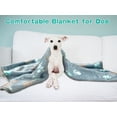 thumbnail image 4 of Vehomy 3Pcs Dog Blankets for Medium Dogs Pet Dog Flannel Blankets with Paw Patterns Warm Pet Cat Mat for Dog Bed Kennel Cute Paw Puppy Blanket Quilt Pet Blanket for Kitten Puppy L 27.5"x31.5", 4 of 6