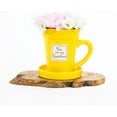 thumbnail image 3 of Flowerpot Mug-Sunshine-Yellow (#24659), 3 of 6