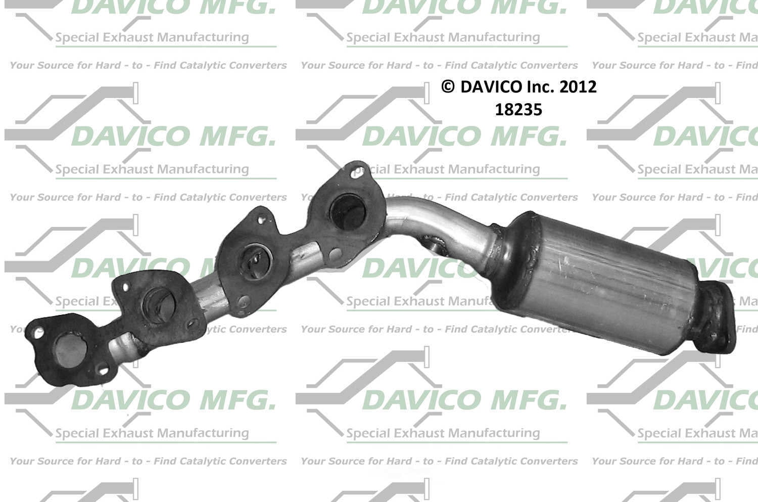 Davico Mfg 18235 Direct-Fit Catalytic Converter - Manifold