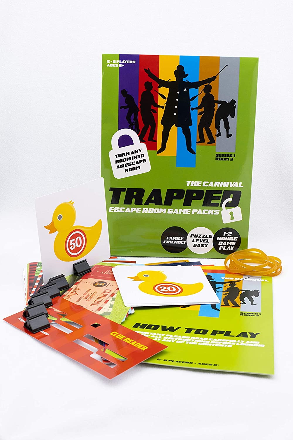 Trapped Escape Room Games Carnival Board Game