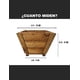 thumbnail image 4 of Maceta de madera Hanlob tipo Jardinera Cono Chico, 4 of 7
