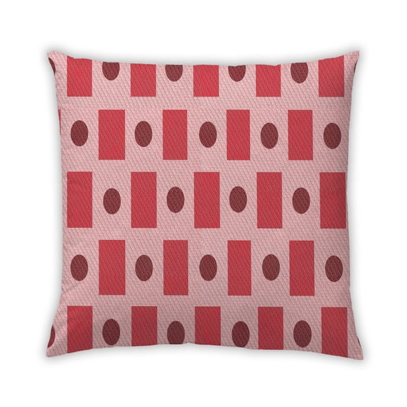 Ahgly Company Outdoor Square Contemporary Throw Pillow, 18 inch by 18 inch