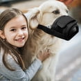 thumbnail image 2 of Bozal extragrande para perros, ajustable, suave y transpirable, para perros pequeños, medianos y grandes. Bozal de entrenamiento de malla transpirable para morder, ladrar y masticar., 2 of 5