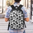 thumbnail image 5 of Uemuo Hand Drawn Tomatoes Printed Durable 17-inch Student Backpack - Lightweight, Waterproof, Adjustable Straps, Ideal for School, Work, Travel, 5 of 5