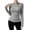 Grey, variant on Long Sleeve Shirts for Women Fitted Shirts Draped Tops Vacation Outfits Y2k Basic Shirts Going Out Tops Fall Outfits Work Blouse Beach Vacation High Neck Business Casual