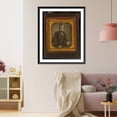 thumbnail image 3 of Historic Framed Print, [Unidentified man, three-quarters length portrait], 17-7/8" x 21-7/8", 3 of 9