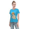thumbnail image 4 of Women's Basic Short Sleeve T-Shirt Cardinal Girl Sakura, 4 of 6