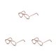 thumbnail image 4 of Vogacara Monturas de gafas multifuncionales, útiles, pequeñas, suministro de gafas, marco de gafas de Metal para niños para muñeca, tienda Type1 NO1, 4 of 6