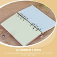 thumbnail image 4 of 2 Books Notebooks Notepad Replacement Refills A5 Inserts A5 Binder 6 Ring Inner Chip of Notebook Straight Grain Paper Travel, 4 of 6
