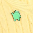 thumbnail image 4 of Broche esmaltado de rana traviesa para niños, insignias para mochila, alfileres de solapa para hombres y mujeres, joyería Likrtyny Para estrenar, 4 of 8