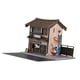 thumbnail image 5 of 1/64, modelo de tienda, Kits de fabricación de Diorama, soporte de exhibición de coche fundido a presión, modelo de ferrocarril, tienda de Kebab en Sunnimix Maquetas de dioramas, 5 of 8