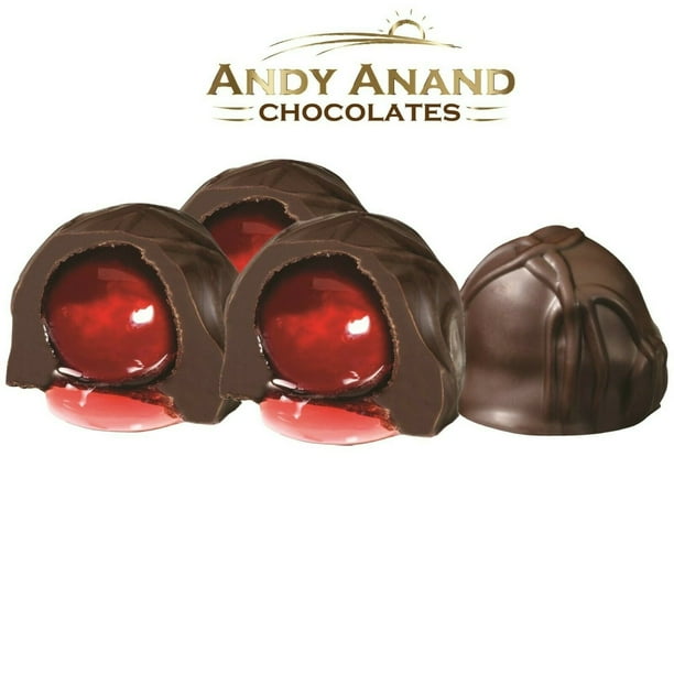 Andy Anand Sugar Free Dark Chocolate Cherry Cordials Gift Box