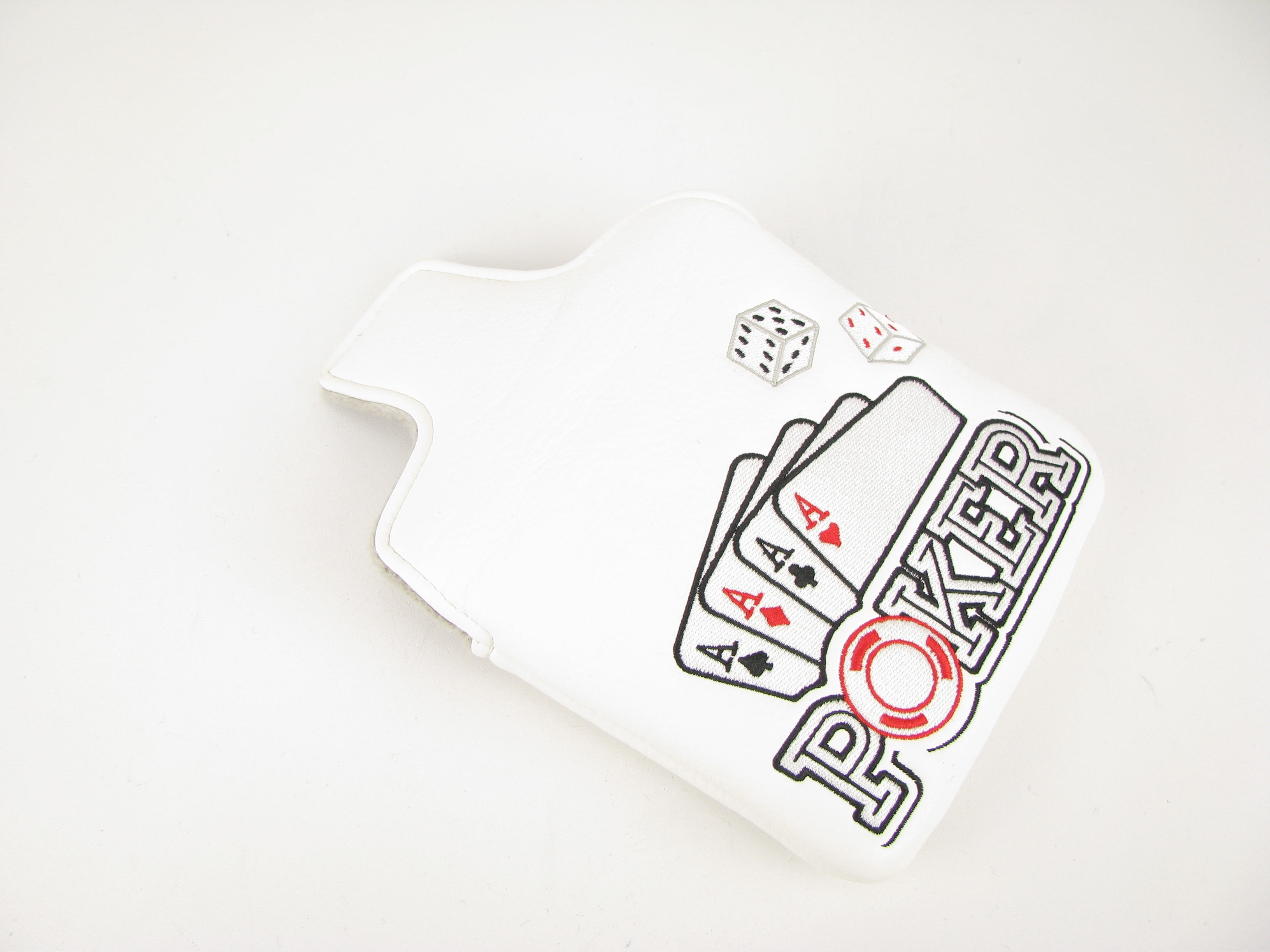 NEW Poker Cards Dice Aces MALLET Golf Putter Headcover MAGNETIC