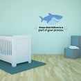 thumbnail image 2 of Your Process Shark Animal Quote Cartoon Quotes Decors Wall Sticker Art Design Decal for Girls Boys Kids Room Bedroom Nursery Kindergarten Home Decor Stickers Wall Art Vinyl Decoration (15x30 inch), 2 of 2