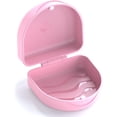 thumbnail image 1 of ARGOMAX Aligner Case, Retainer Case, Braces box, 1 Piece Orthodontic box, PINK., 1 of 7