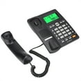 thumbnail image 3 of Teléfono fijo KX T880C con identificador de llamadas y función de silencio, sin batería, para casa y oficina (negro), 3 of 14