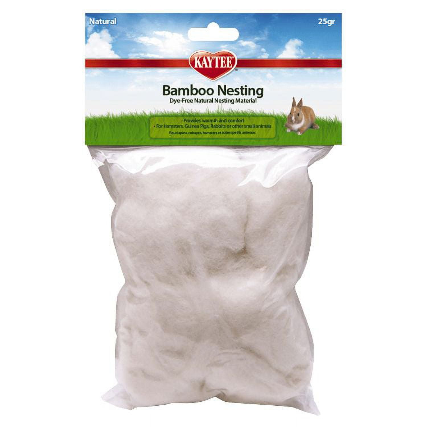 Kaytee Small Pet Bamboo Nesting Material [Small Pet, Bedding Material] 25 gm