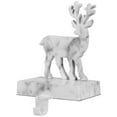 thumbnail image 5 of Northlight Marbled Standing Deer Christmas Stocking Holder - 7.5" - White and Black, 5 of 6