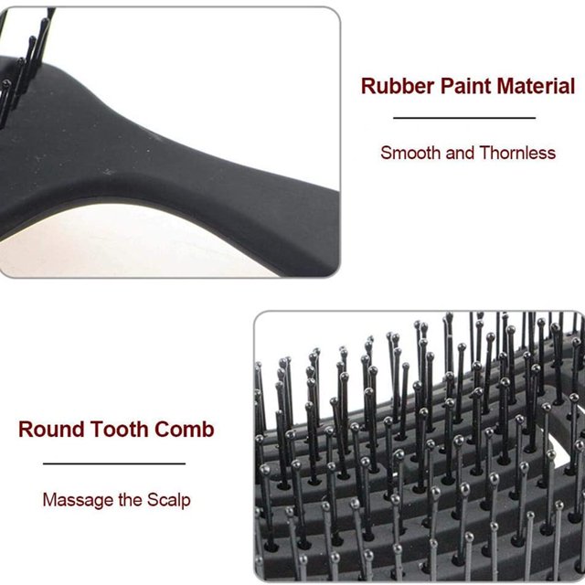 Multi Functional Hair Dryer Brush Massage Comb Hollow Comb Anti Static Scalp Massage Comb