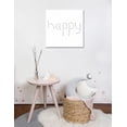 thumbnail image 2 of cuadro decorativo happy lienzo by suma  1 pieza 30 X 30 CM, 2 of 2