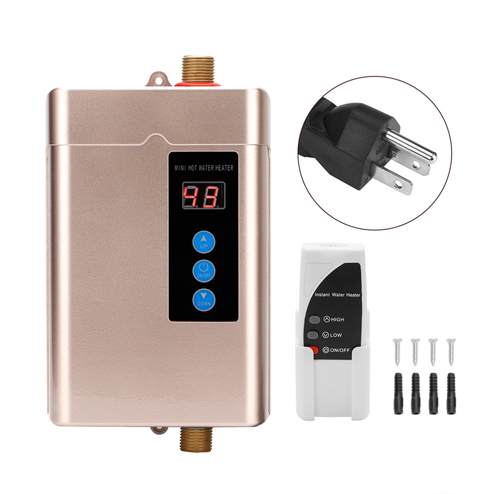 Water Heater,Household Mini Electric Water Tankless Water Heater