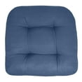 thumbnail image 3 of Indoor-Outdoor Reversible Patio Seat Cushion Pad 2-4-6-12 Pack 19" x 19" Blue, 3 of 4