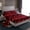 Black Red 01, variant on Homewish Vintage Buffalo Plaid Twin Sheet Sets, Orange Red Stripes Abstract Twin Fitted Sheet, Teens Kids Adult Flat Sheet, Ultra Soft Bedroom Decor, 3pcs