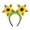 X2 Green, variant on Ticikt Sunflower Hairband, Women Floral Headband Decorative Hair Clasp, Party Hair Accessory for Vacation