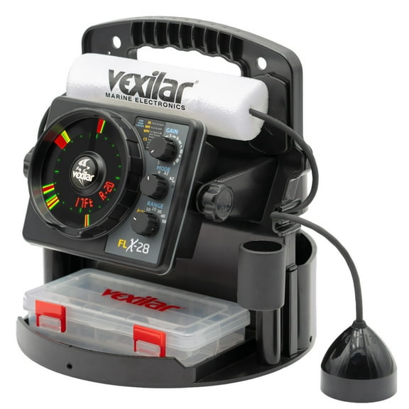 Vexilar FLX-28 Lithium Pro Pack II with Pro-View Ice-Ducer.