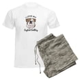 thumbnail image 6 of CafePress - I Love My English Bulldog Men's Light Pajamas - Men's Light Loose Fit Cotton Pajama Set, 6 of 7