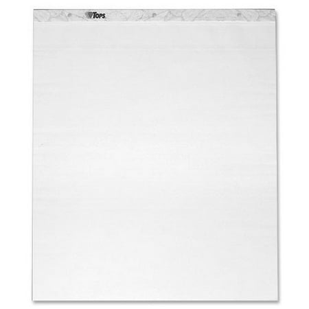 Notes Plus Self Stick Easel Pad, Unruled, 25 X 30, White, 30 Sheets, 4 Pads/pack