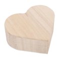 thumbnail image 1 of Joyero de madera con forma de corazón, caja para anillos, organizador de regalos, estuche de madera para el hogar, 1 of 7