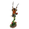 thumbnail image 5 of Ain’t It Nice Fairy Figurine Yellow with Clear Wings and Patterned Socks Enjoying Nature Surrounded by Roses Collectible Fairy Statue Fantasy Décor Sculpture, 4(L) 3(W) 9.75(H) Inches, 5 of 6