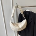 thumbnail image 3 of Bolso Bandolera Dumpling para Mujer Piel Sintética Color Sólido () Blanco, 3 of 9