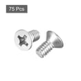 thumbnail image 3 of Unique Bargains 1/4-20x1/2' Tête Plate Machine Phillips Vis 304 Acier Inoxydable Polissage 75 Pack, 3 of 5