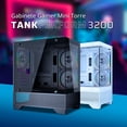 thumbnail image 4 of Gabinete Gamer BALAM RUSH TANK PERFORM 3200 Micro ATX Mini Torre 3 Fan Cristal Templado ARGB Blanco BR-941662, 4 of 6