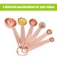 thumbnail image 3 of JUEGO DE CUCHARAS MEDIDORAS DE ACERO INOXIDABLE, HERRAMIENTA Para Cocinar y Hornear, 6 UDS., 3 of 8