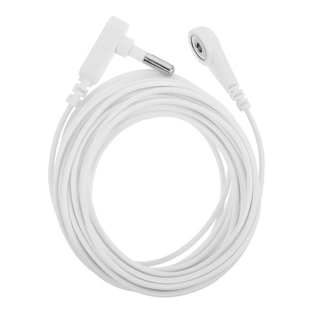 Cable de conexión a tierra de reemplazo para sábanas y colchonetas de puesta a tierra para accesorios