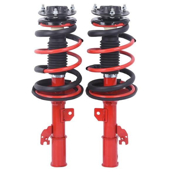 TOPAZ Front Complete Strut Shock Absorber with Coil Spring Compatible with Toyota Camry LE SE XLE 2.4L 3.0L 2002 2003, Lexus ES300 3.0L V6 2002 2003 Replace 171490 171491