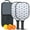 Pioneer Flower Floral-2, variant on Pickleball Paddles Set,Pioneer Flower Floral Print Pattern Fiberglass Surface Pickleball Racket Set with 2 Indoor Outdoor Pickleball Balls and Pickleball Bag,Pickle-ball Equipment
