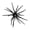 Black, variant on Sea Urchin Soft Bait for Bass Fishing, Dice Bait Simulation Tentacle Creature Lure, Tear Resistant Finesse Worm, Saltwater Freshwater Artificial Bait for Trout Pike Redfish